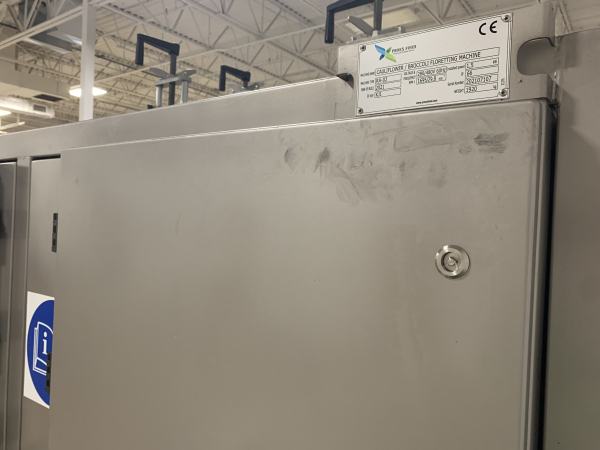PROEX FOOD Floretter Machine Info Plate Example