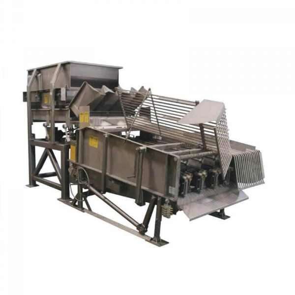 sweet corn processing line - corn husker