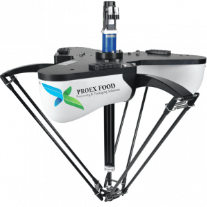 Our delta robot is designed to integrate with our equipment, with the right end-of-tool / gripper for your application