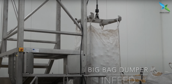 PROEX FOOD Big Bag Infeed for Heavy Infeed Loading