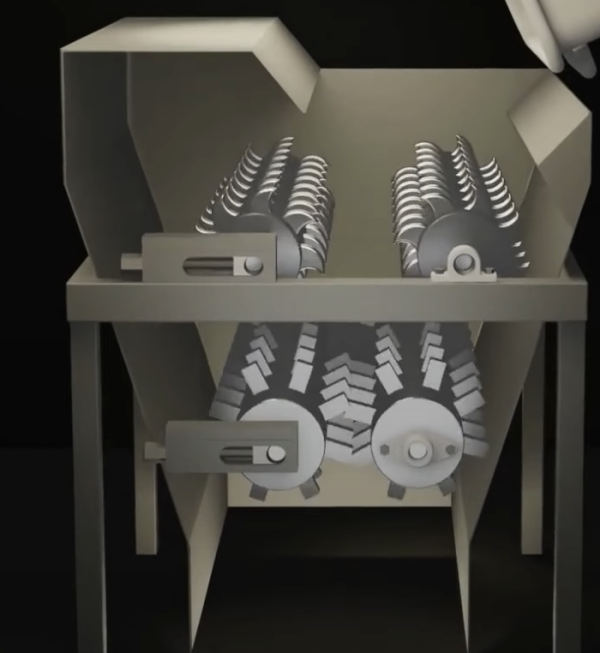 block breaker and cluster buster for frozen food manufacturing