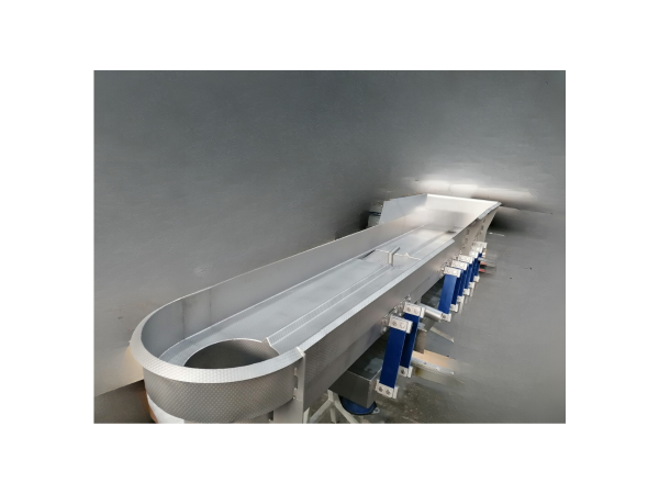 cross-head feeder for multihead weighers